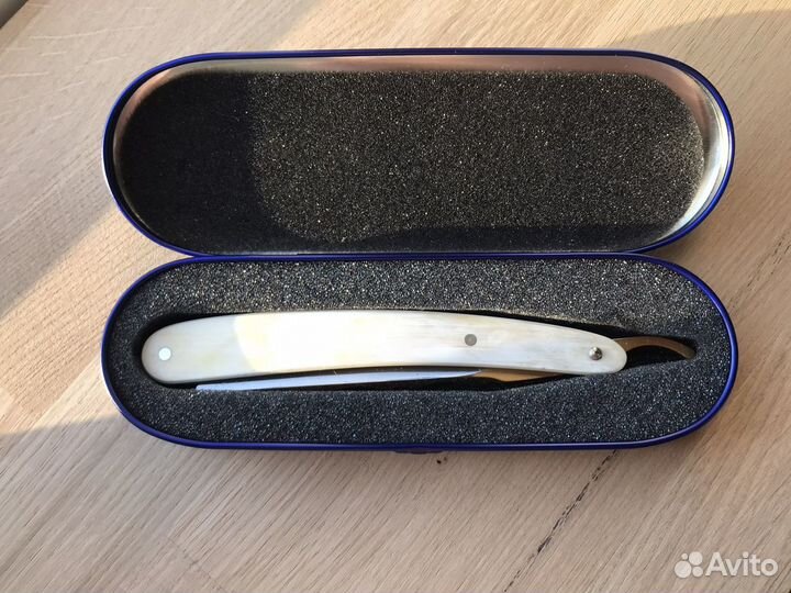 Опасная бритва Dovo Bergischer Löwe Buffelhorn