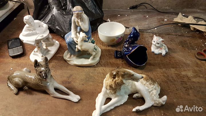 Фарфоровые фигурки лфз СССР