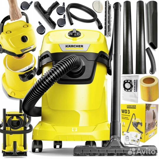 Пылесос Karcher WD3