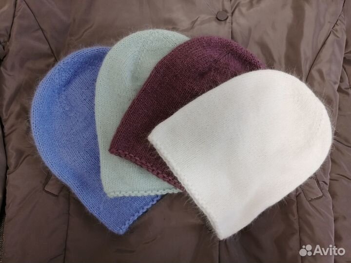Шапка бини пух норки. В наличии