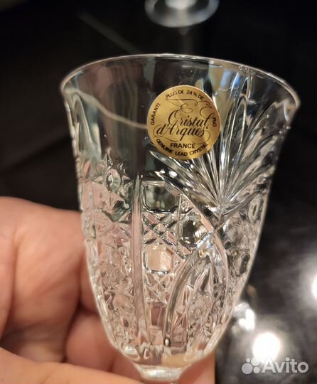 Хрустальные рюмки Франция Cristal dArques
