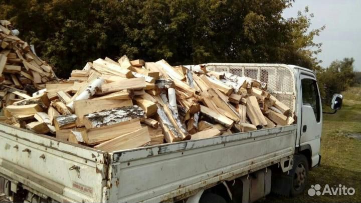 Дрова колотые навалом с доставкой