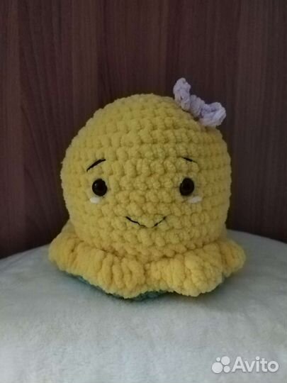 Осьминожка - перевёртыш вязаный