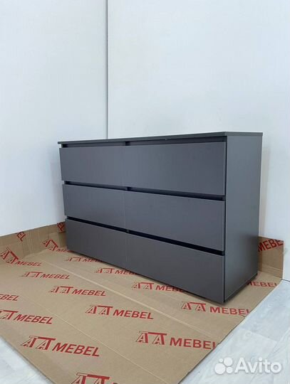 Комод Idea новый в цвете графит