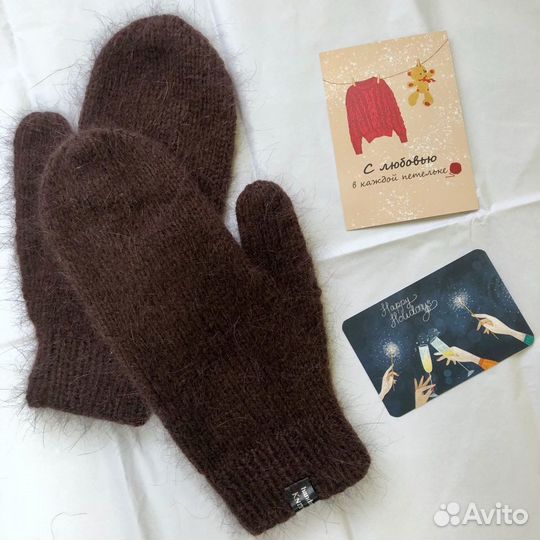 Варежки ручной работы (цвета разные)