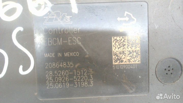 Блок абс, насос Cadillac SRX, 2010