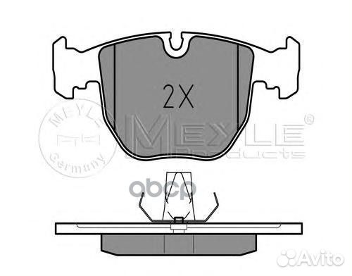 Колодки BMW 5 (E39) (11/95-05/04) 7 (E38)