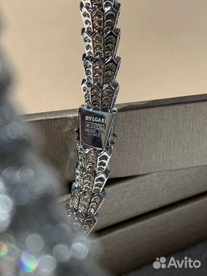 Браслет серебряный Bvlgari