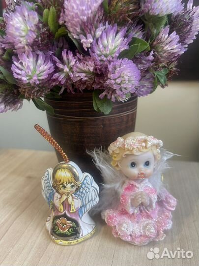 Фигурки статуэтки ангелочков колокольчик