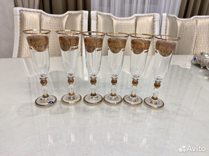 Бокалы версачи bohemia
