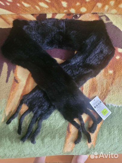 Женский шарф меховой