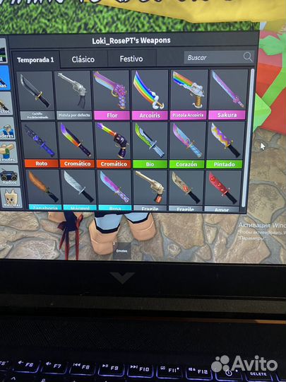 Ножи мм2 роблокс