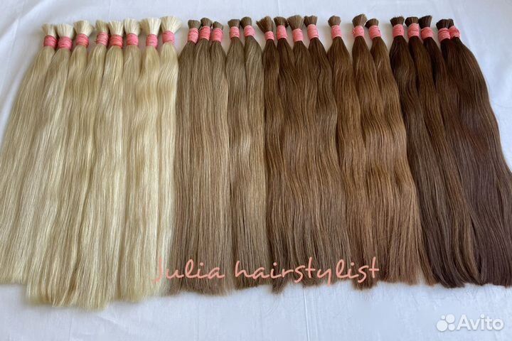 Волосы для наращивания в срезах