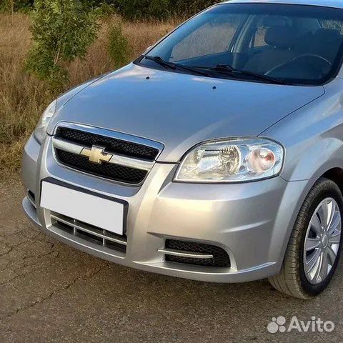Бампер Chevrolet Aveo T250 цвет кузова серебристый