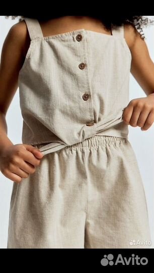 Новый комплект для девочки Н&М 128