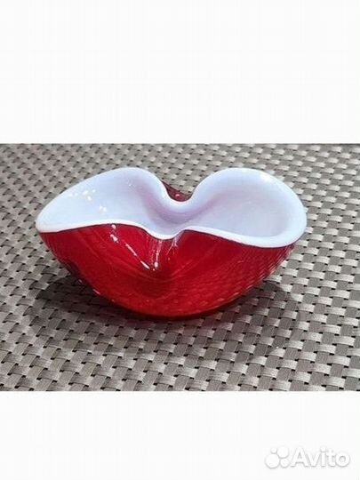 Пепельница цветное стекло СССР