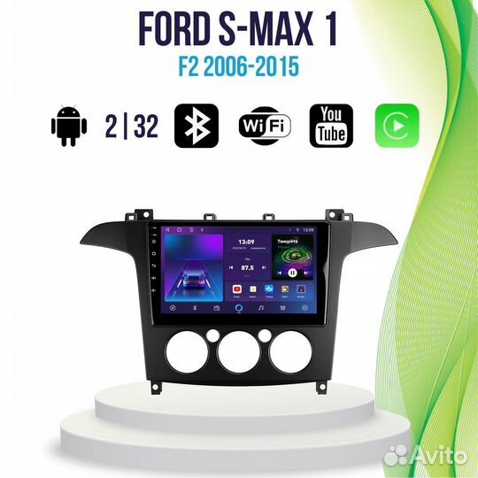 Магнитола Ford S-MAX 1 TS7Pro 2/32 Android