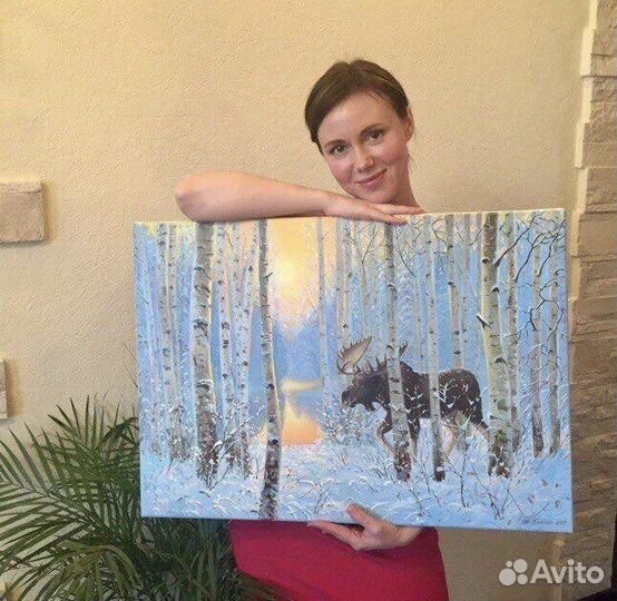 Картина маслом на холсте