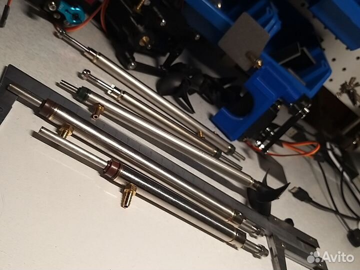 Дейдвуд вал 5мм на втулках для кораблика