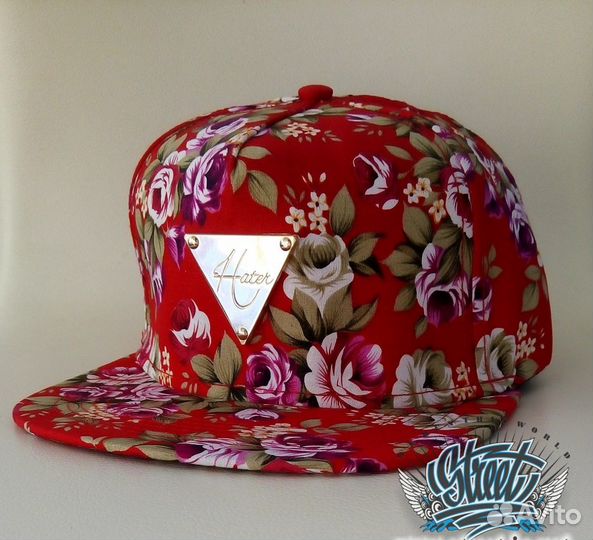 Кепки реперки с плоским козырьком hater хип хоп