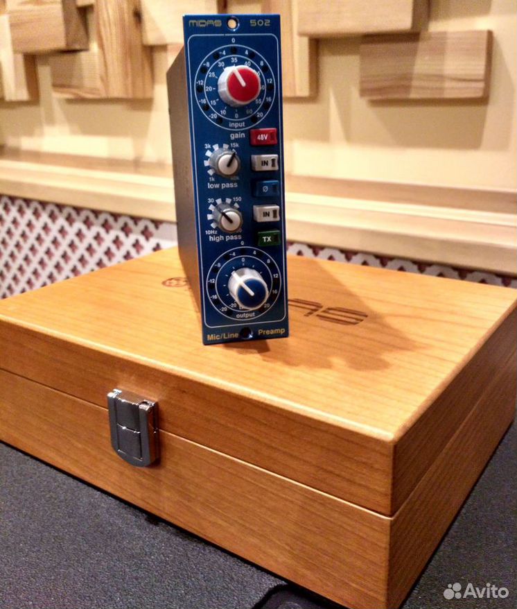 Midas microphone preamplifier 502