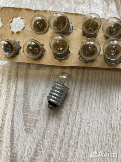 Лампочки советские на 6.3v (10 штук)