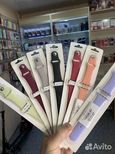 Браслеты Apple Watch 38-40mm силикон
