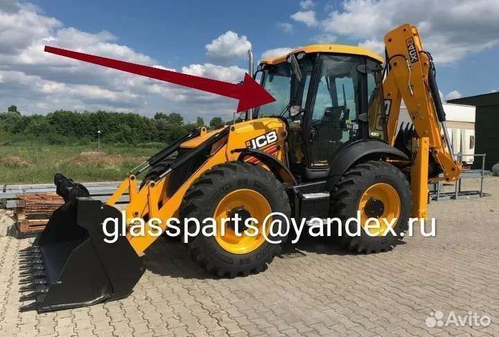 Jcb 3cx-4cx стекло дверное правое 827/80144