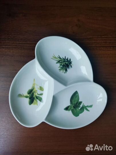 Большое блюдо менажница для оливок