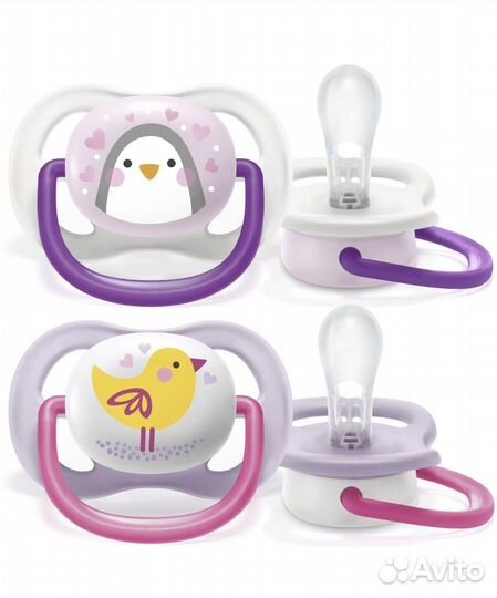 Соска пустышка avent philips 0-6 мес