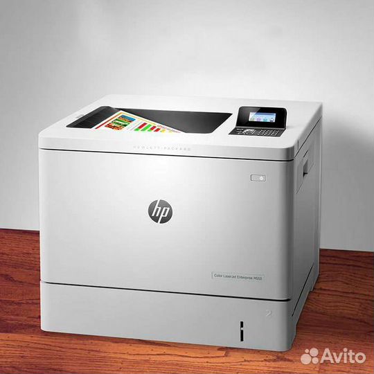 Цветной принтер А4 HP LJ M553n