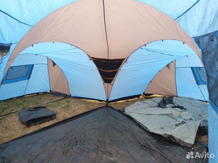 Палатка туристическая 6 местная с тамбуром