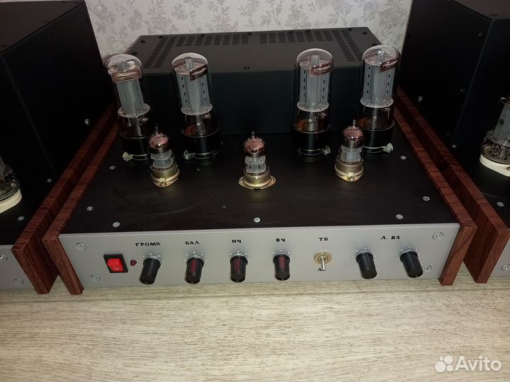 Ламповый усилитель 6п3с, 6п36с 2 х 50 ватт т.о.р.г