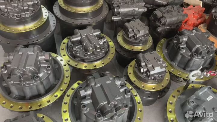 Редуктор хода hitachi ZX120-3 с гидромотором-10