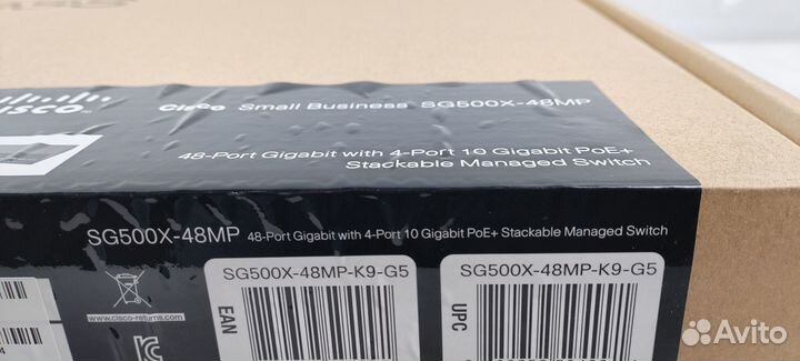 Коммутатор Cisco SB SG500X-48MP-K9-G5