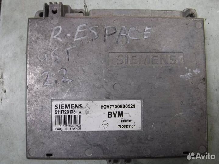 Блок управления двигателем Renault Espace 2 1995