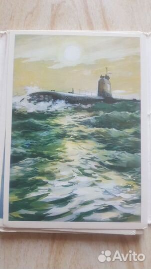 Открытки с видами кораблей вмф СССР