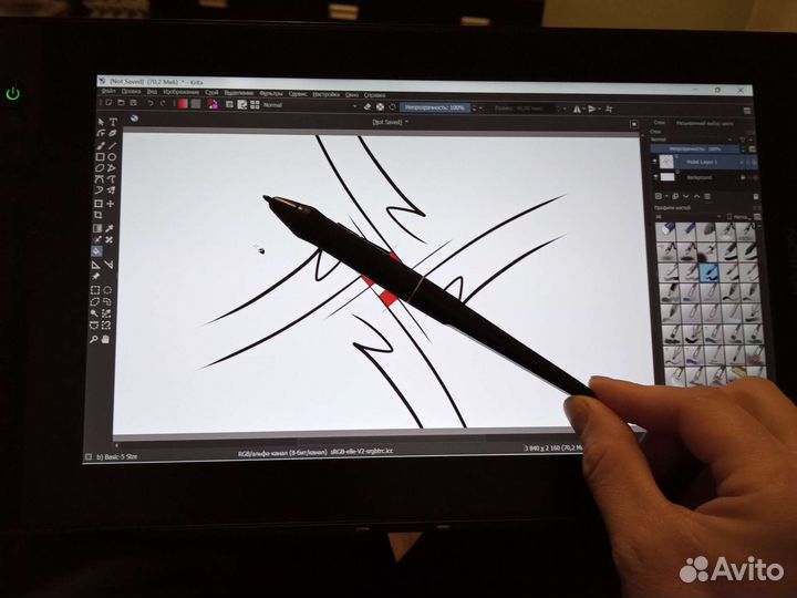 Графический планшет с экраном