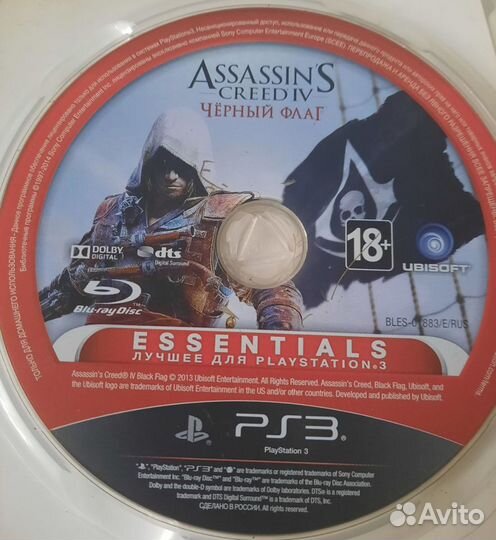 Assassins creed 4 черный флаг ps3