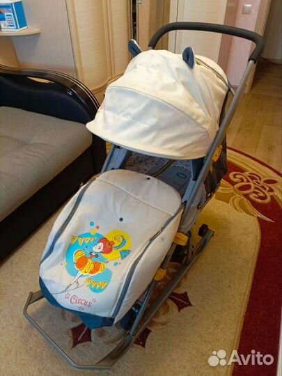 Коляска санки