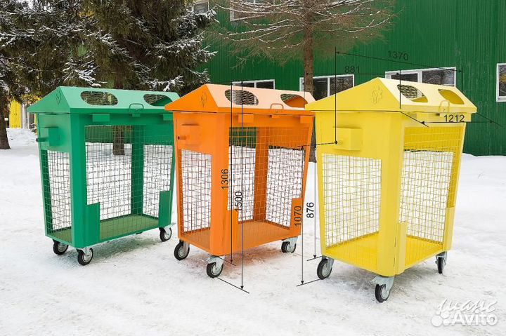 Контейнер для раздельного сбора мусора