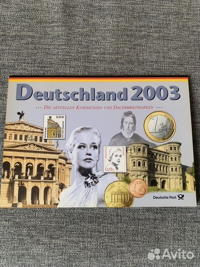 Нумизматика набор монет Германия 2003