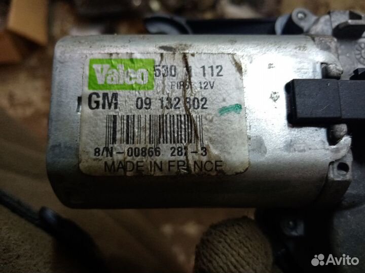 Моторчик заднего дворника на Опель Корса C 2005г