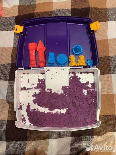 Кинетический песок с песочницей