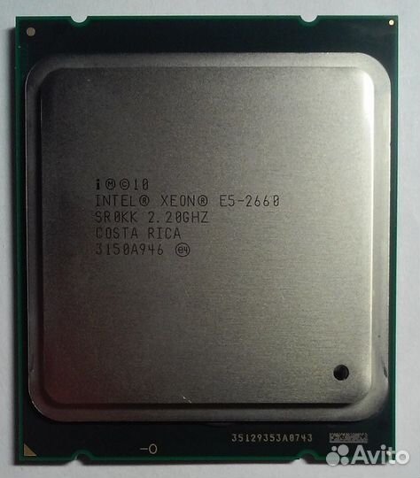 Восьмиядерный Xeon E5-2660 LGA2011 SR0KK C2