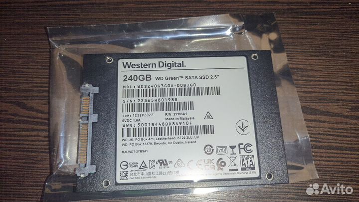 WD Green SSD 240 GB