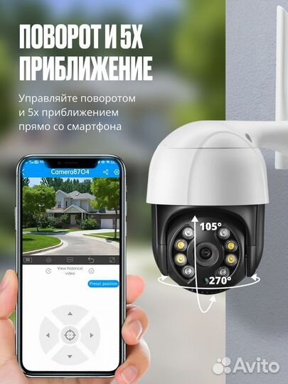 Камера видеонаблюдения wi-fi уличная