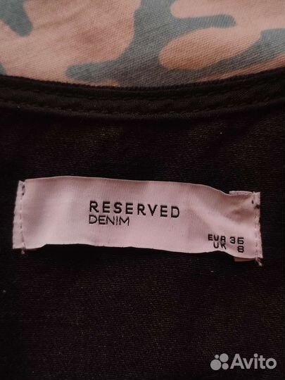 Джинсовое платье 36