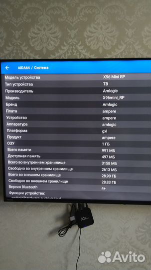 Тв приставка X96mini для iptv