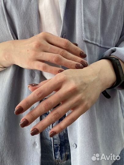 Маникюр с покрытием